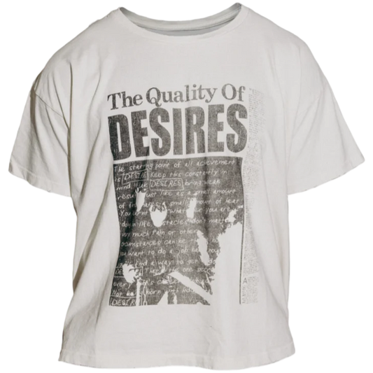 Matiere de Desirs ‘Quality of Desires’ Shirt (Vintage White)