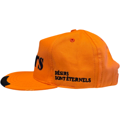 Matiere de Desirs Leather Patch Hat (Orange)
