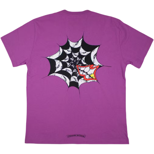 Chrome Hearts x Matty Boy Spiderweb Tee (Purple)