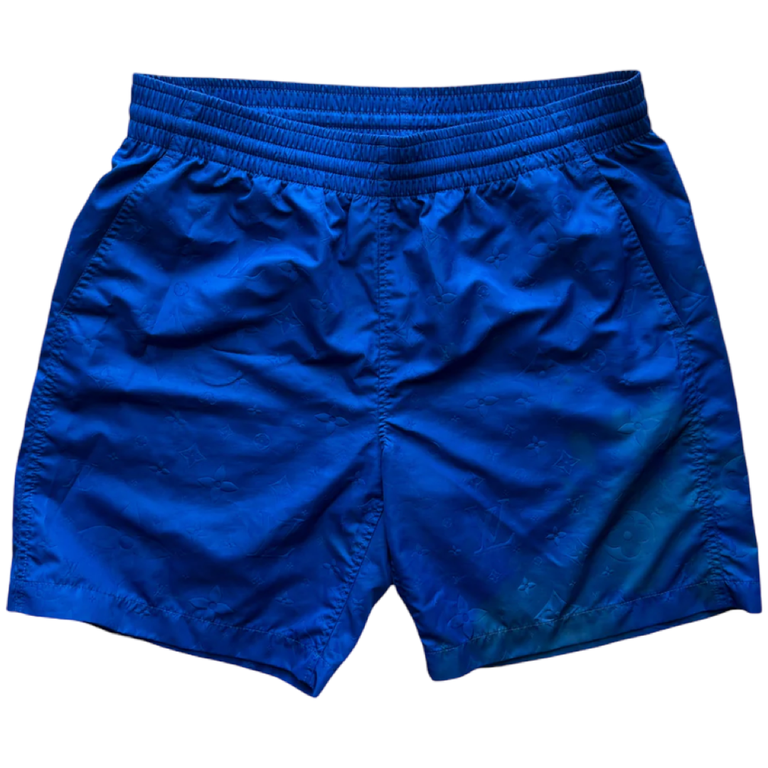 Louis Vuitton Monogram Swim Trunks (Blue)