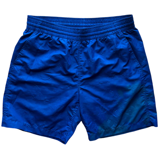 Louis Vuitton Monogram Swim Trunks (Blue)