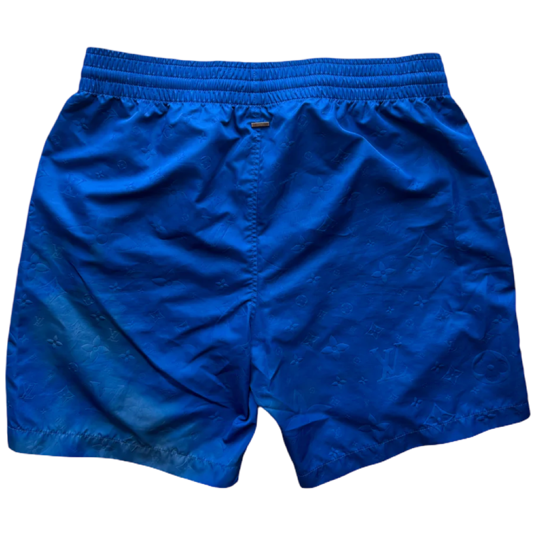 Louis Vuitton Monogram Swim Trunks (Blue)