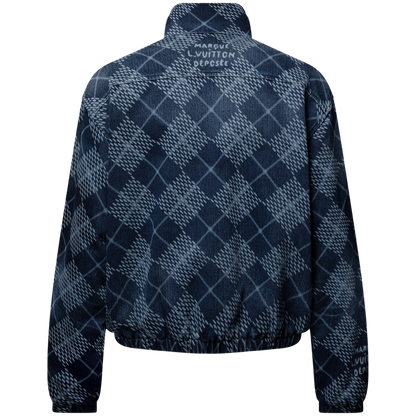 Louis Vuitton Denim Zip Up Jacket