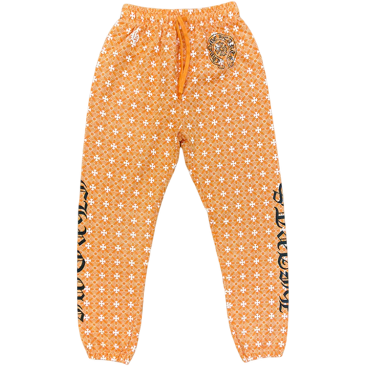 Chrome Hearts Orange Art Basel Sweatpants