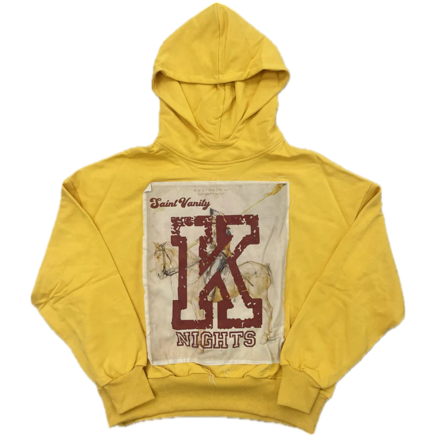 Saint Vanity Knights Patch Hoodie (Yellow)