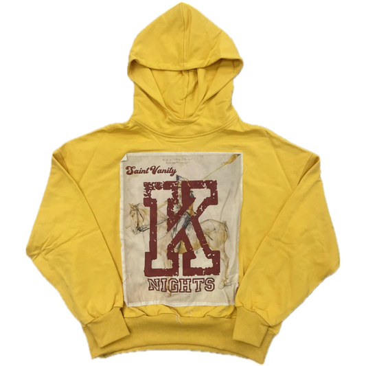 Saint Vanity Knights Patch Hoodie (Yellow)