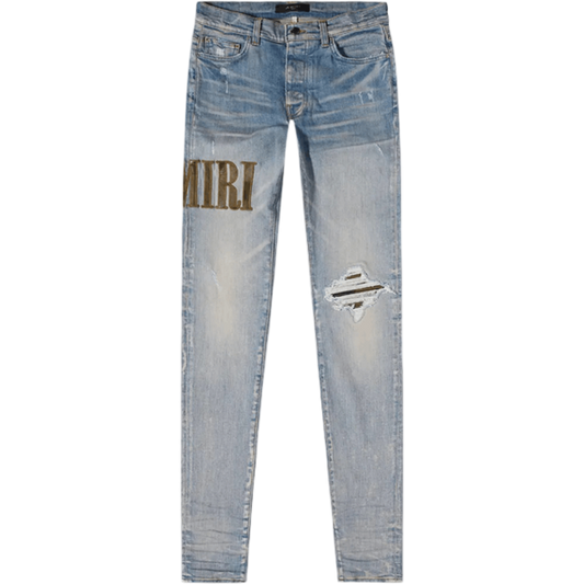 Amiri Core Appliqué Jean (Clay Indigo)