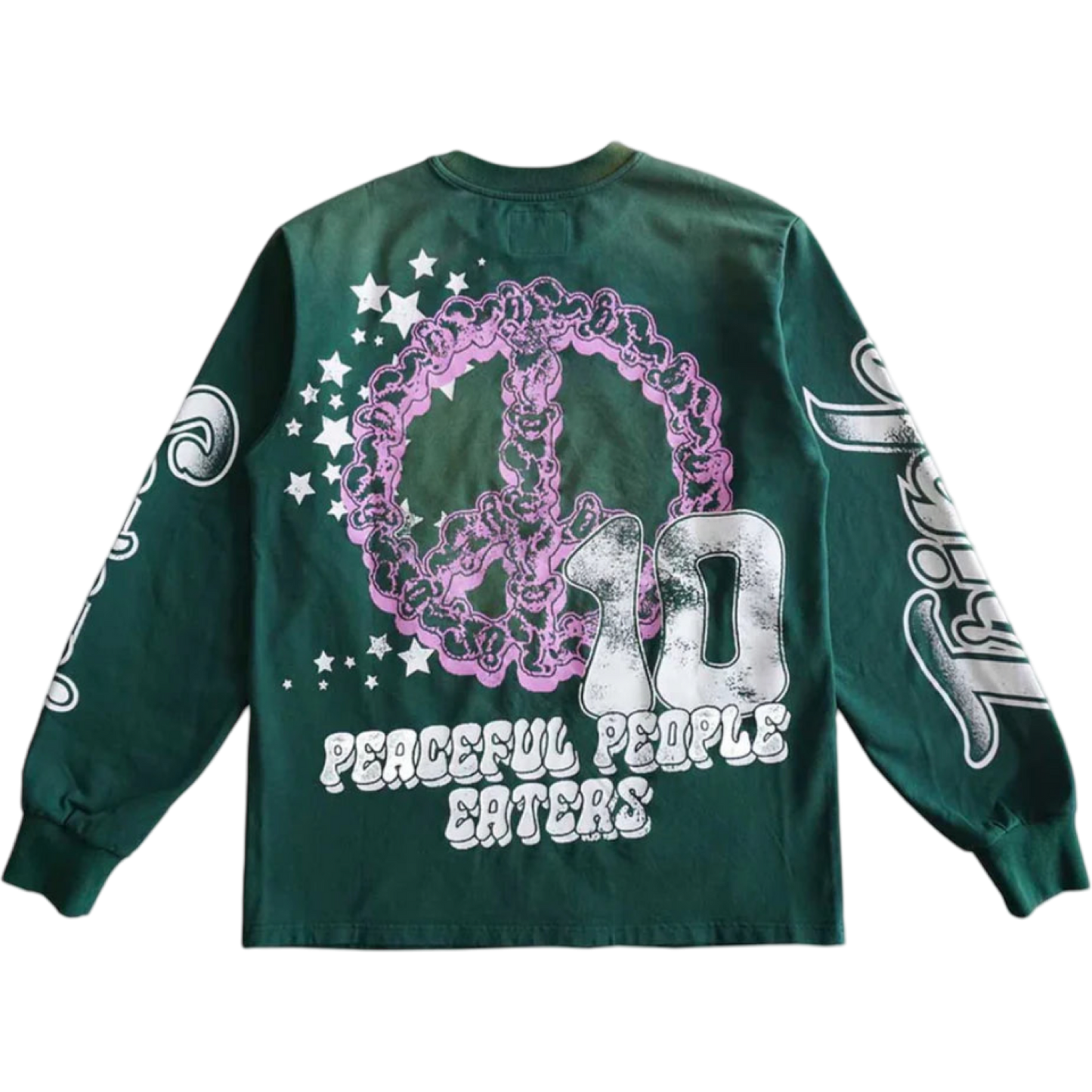 Triple Sevens Football Long-sleeve (Green/Pink)