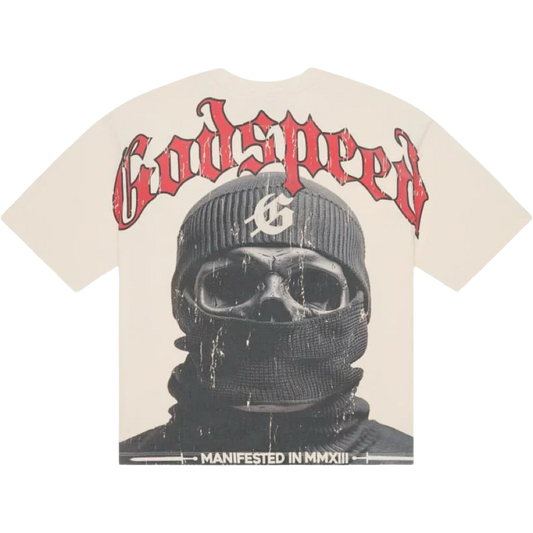 GodSpeed 'Balaclava Szn’ Tee (Cream)