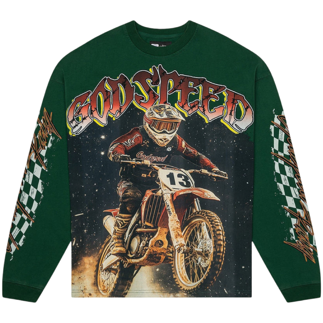 GodSpeed 'Full Throttle’ Long-sleeve (Green)