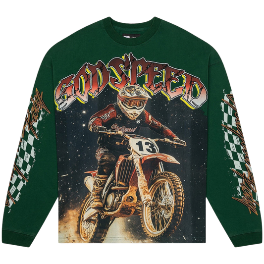 GodSpeed 'Full Throttle’ Long-sleeve (Green)