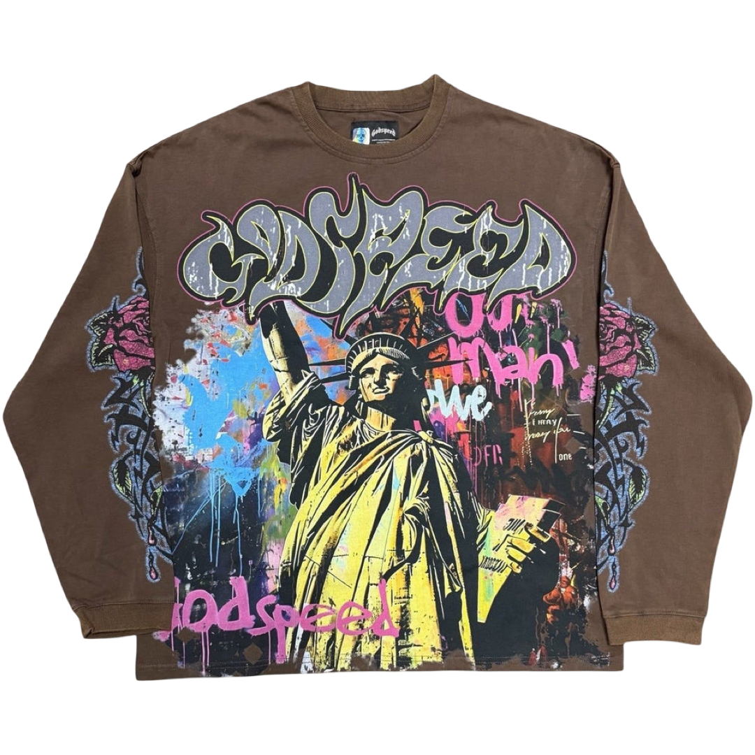 GodSpeed 'Vandal’ Long-sleeve (Brown)