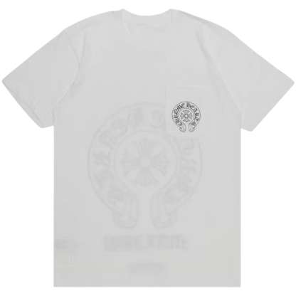 Chrome Hearts Miami Horseshoe Pocket Tee (White)