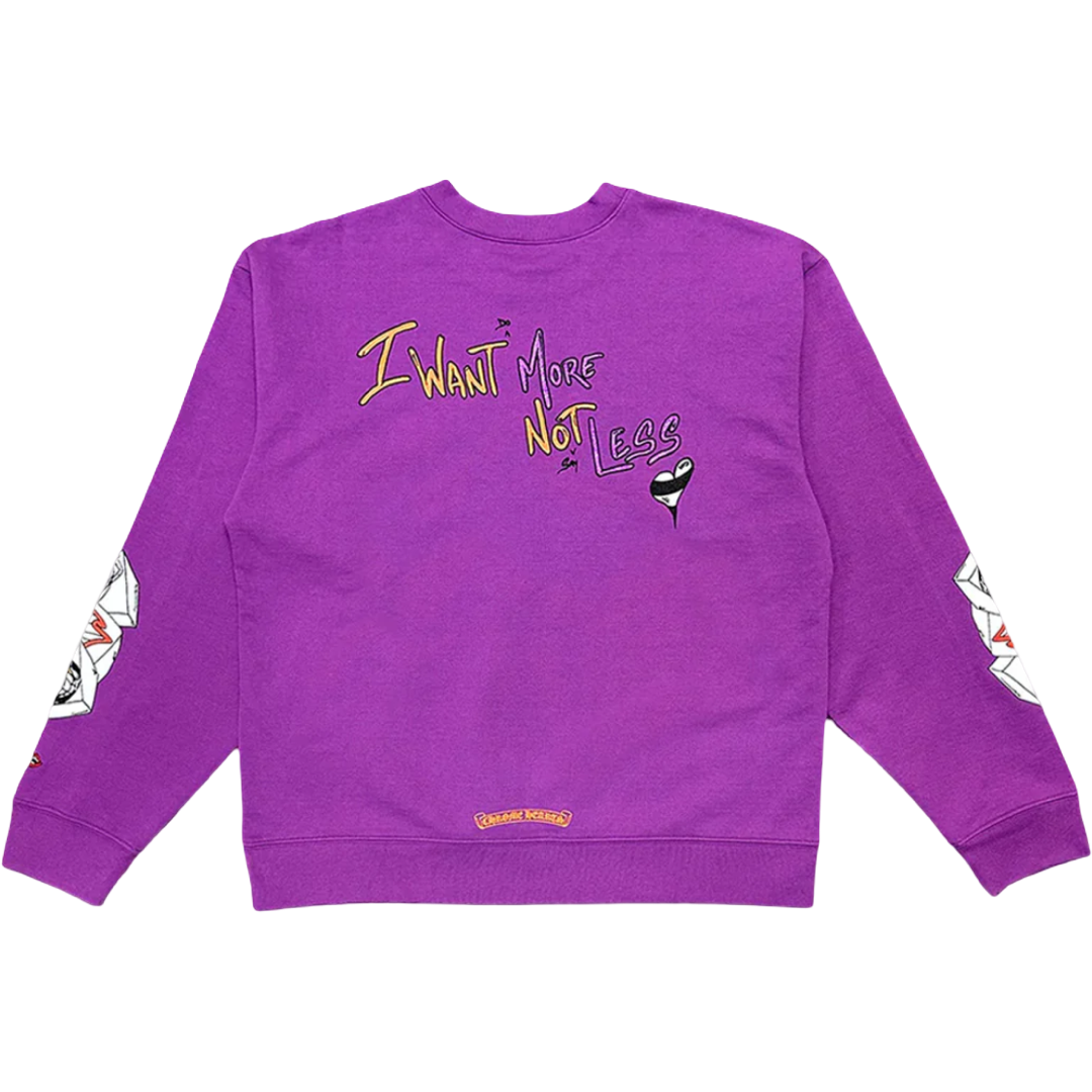 Chrome Hearts Matty Boy ‘I Want More Not Less’ Crewneck