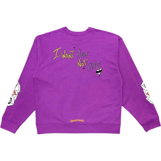 Chrome Hearts Matty Boy ‘I Want More Not Less’ Crewneck