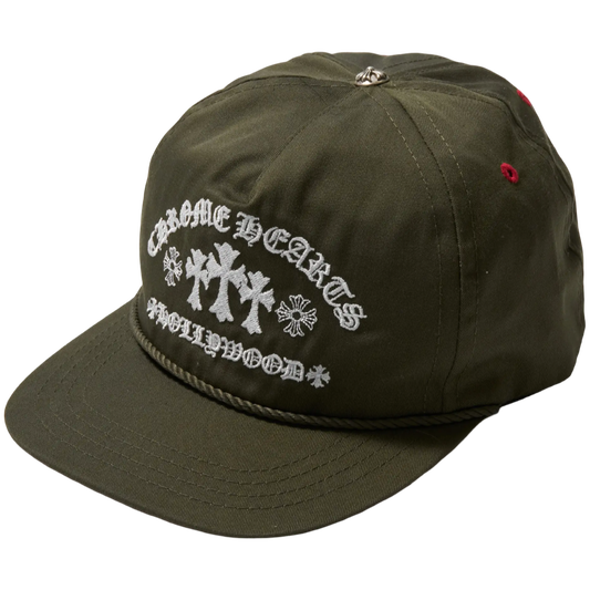 Chrome Hearts 'Gas Station' Trucker Hat (Olive)