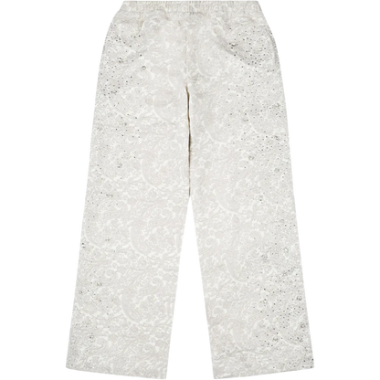 Birth Of Royal Child Paisley Pearl Sweatpants (White)