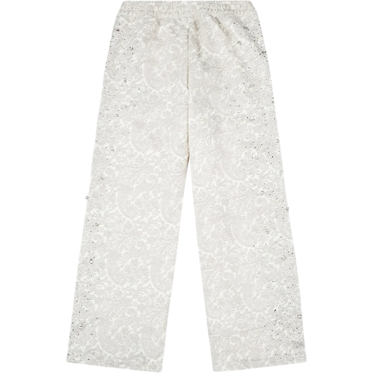 Birth Of Royal Child Paisley Pearl Sweatpants (White)