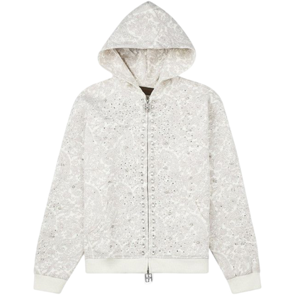 Birth Of Royal Child Paisley Pearl Hoodie (White)