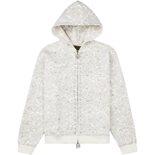 Birth Of Royal Child Paisley Pearl Hoodie (White)