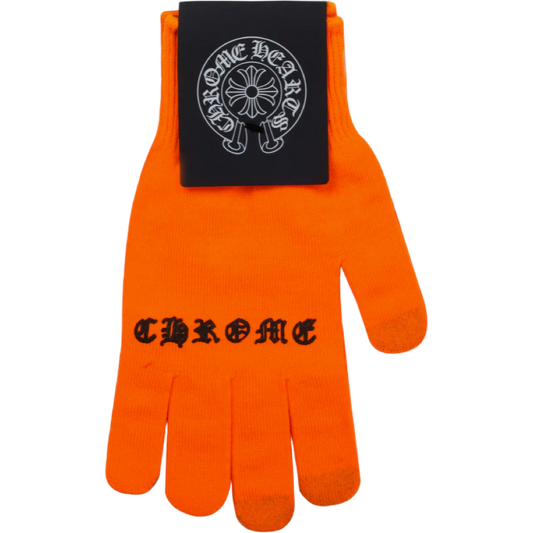 Chrome Hearts Neon Work Gloves (Orange)