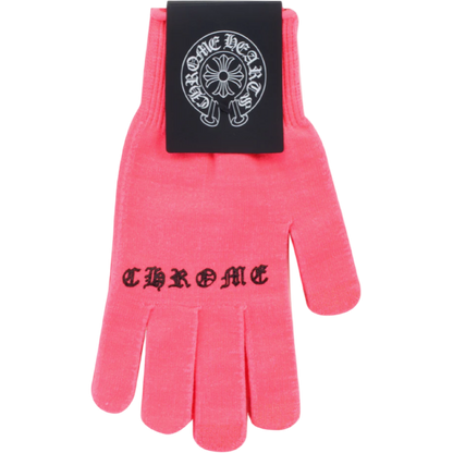 Chrome Hearts Neon Work Gloves (Pink)
