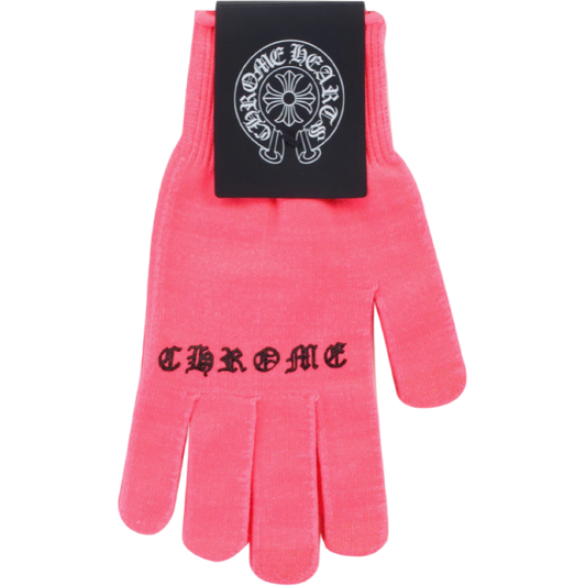 Chrome Hearts Neon Work Gloves (Pink)