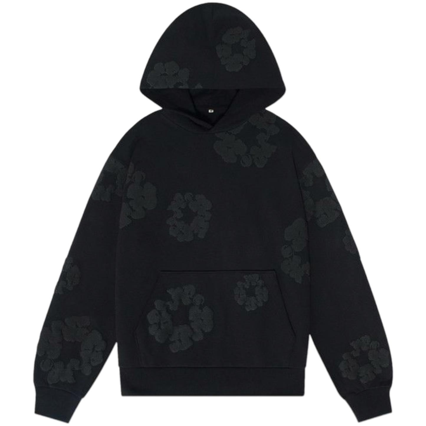 Denim Tears The Cotton Wreath Hoodie Black/Black