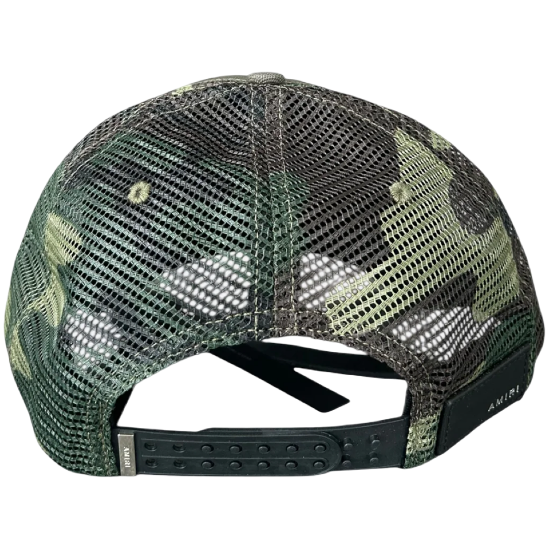 Amiri ‘Stars’ Trucker Hat (Camo Green/Orange)