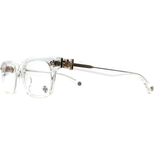 Chrome Hearts Gittin Any-A CRYS GP Fleur Frames (Crystal/Gold)