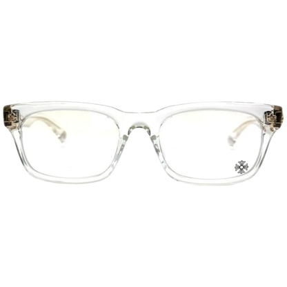 Chrome Hearts Gittin Any-A CRYS GP Fleur Frames (Crystal/Gold)