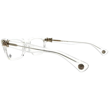 Chrome Hearts Gittin Any-A CRYS GP Fleur Frames (Crystal/Gold)