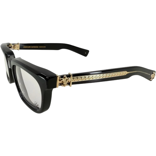 Chrome Hearts See You In Tea Black/18k Gold Plated Frames