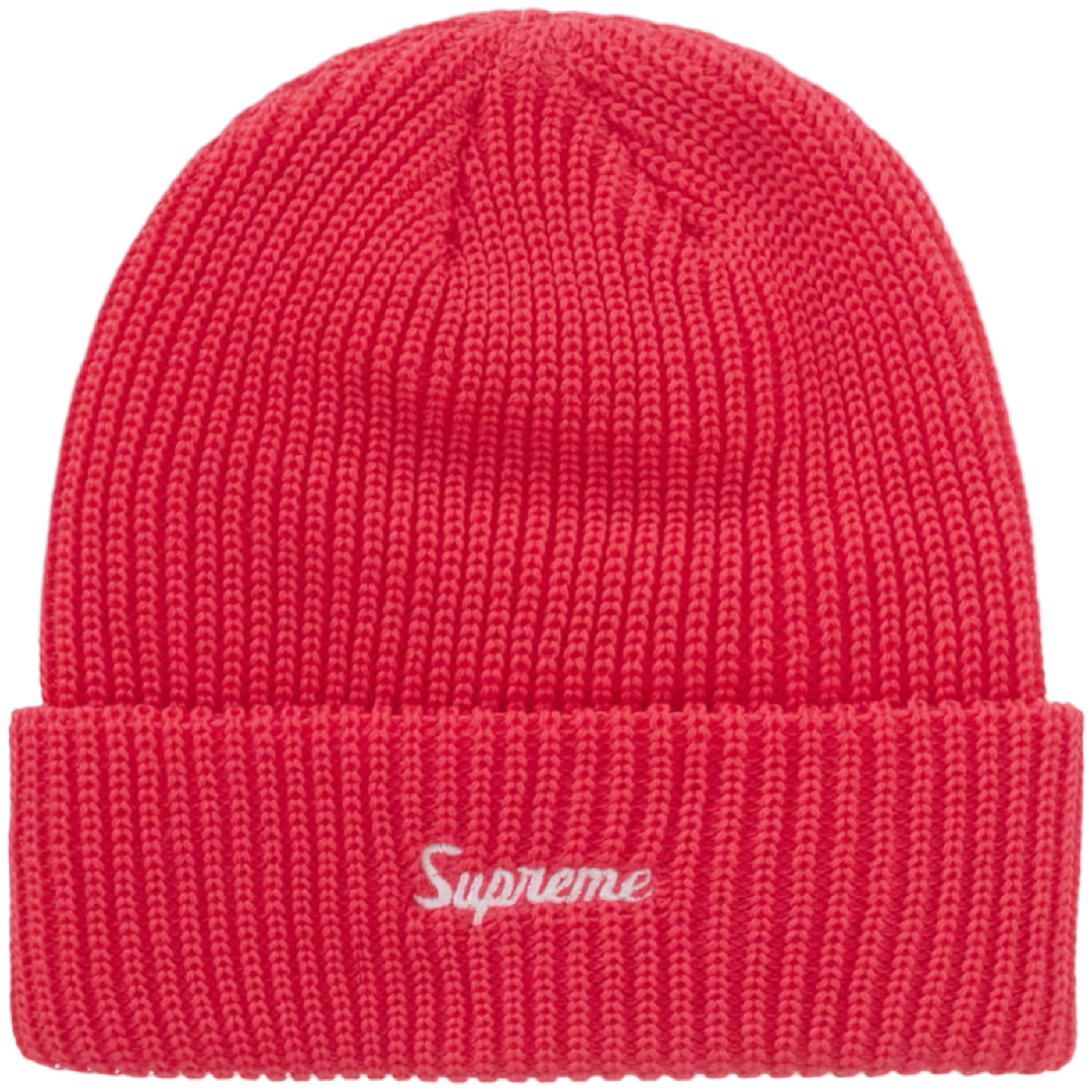 Supreme Loose Gauge FW25 Beanie (Bright Red)