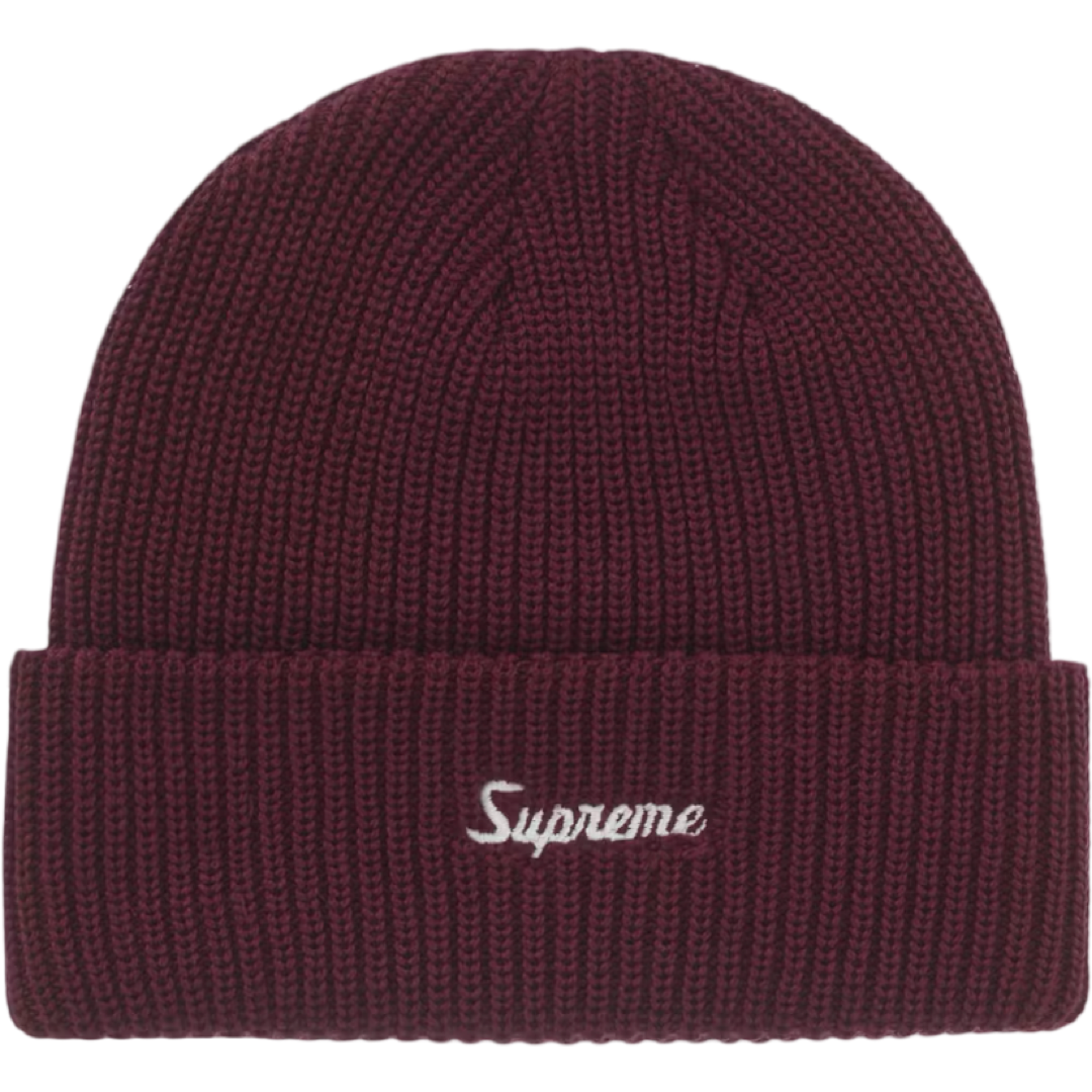 Supreme Loose Gauge FW25 Beanie (Burgundy)