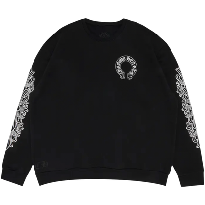 Chrome Hearts Floral Crewneck (Black)