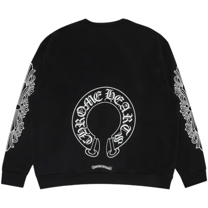 Chrome Hearts Floral Crewneck (Black)