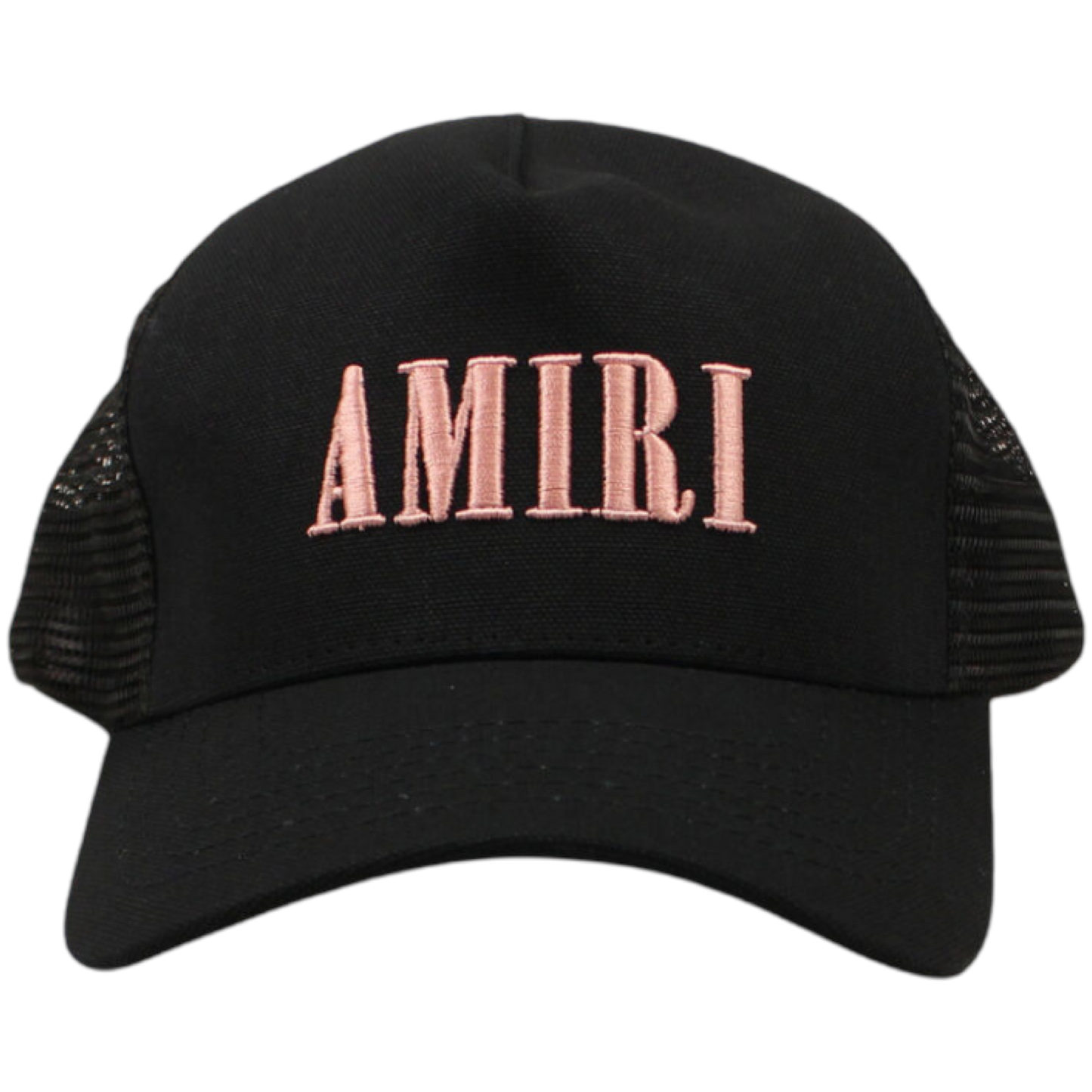 Amiri Core Logo Trucker Hat "Black/Pink"