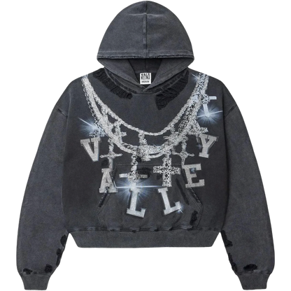 Vale Big Chain Hoodie (Black)