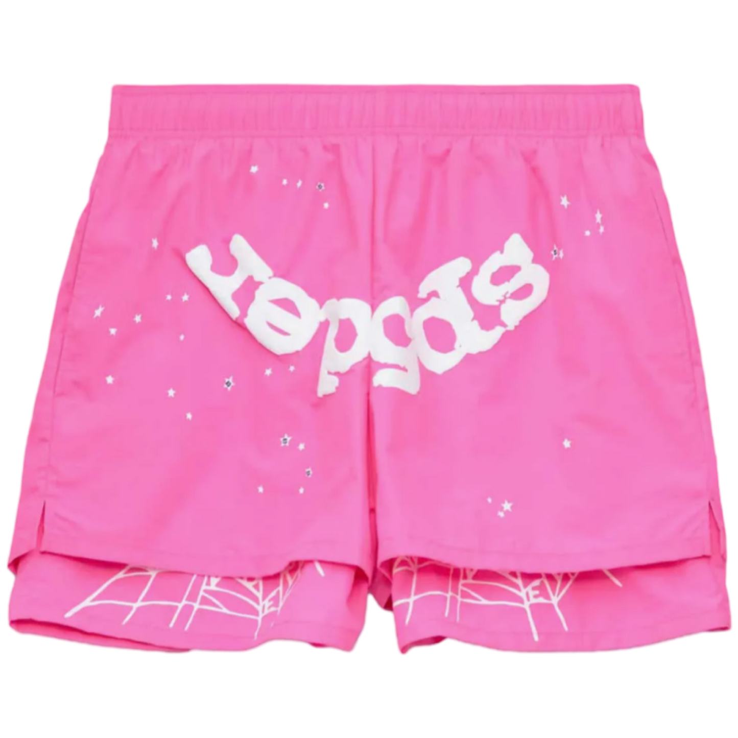 SP5DER Double Layer Shorts (Pink)