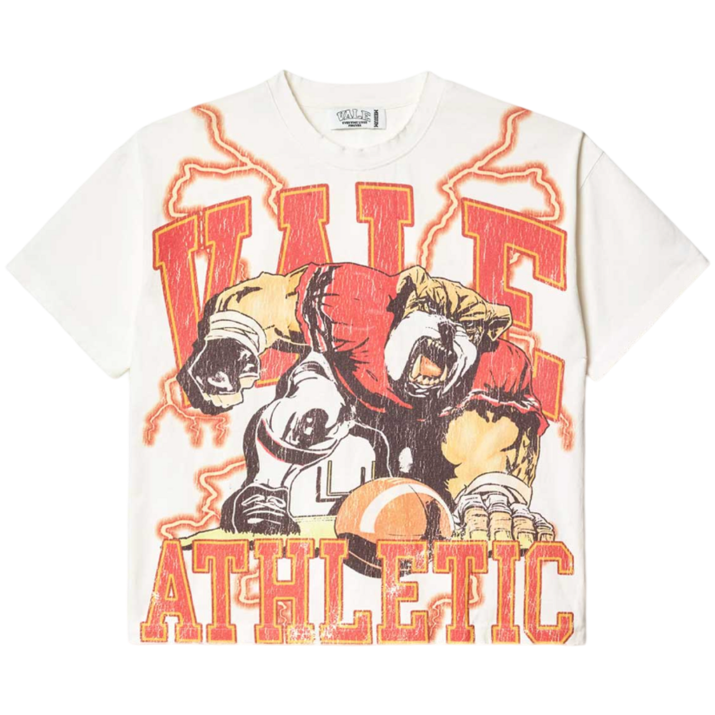 Vale Football Bulldog Tee (White)