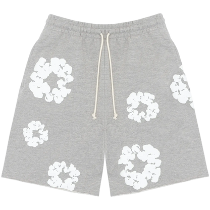 Denim Tears The Cotton Wreath Shorts (Grey)