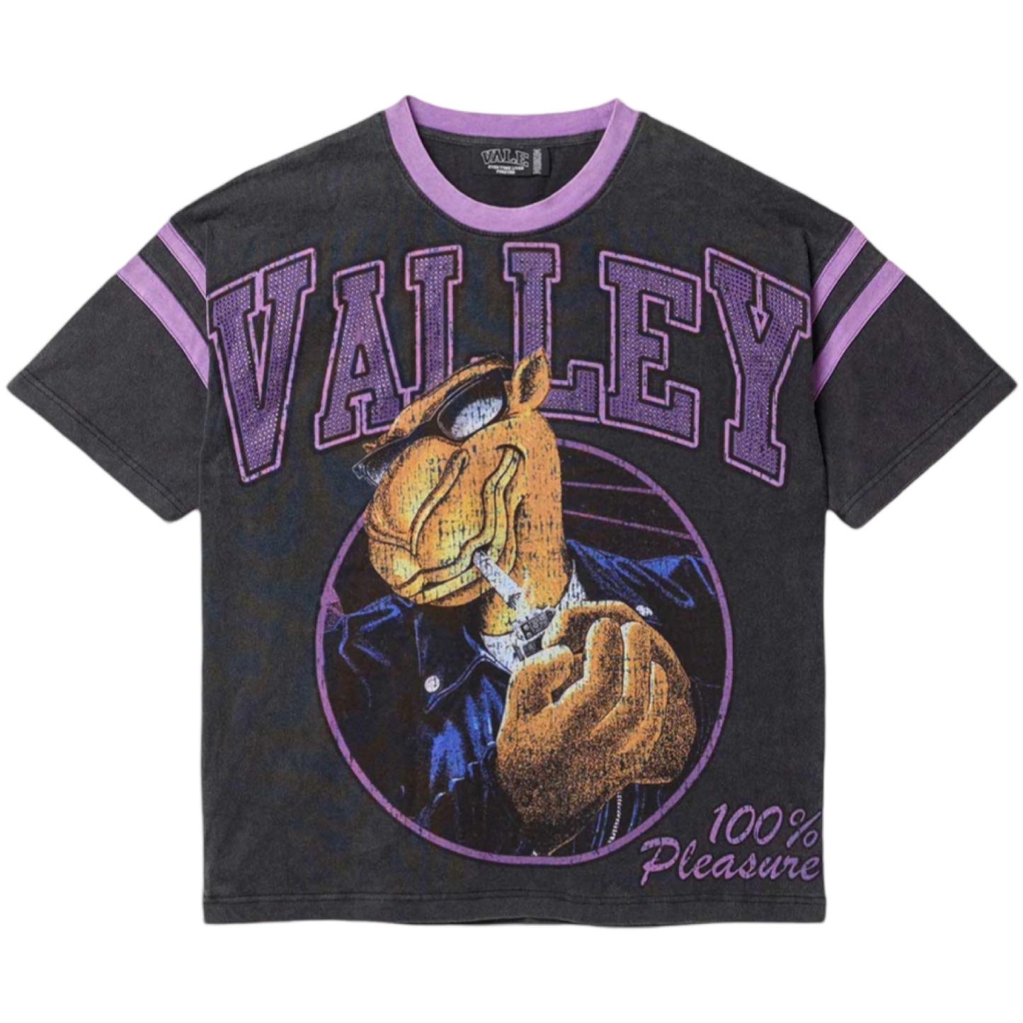 Vale Camel Tee (Faded Black)