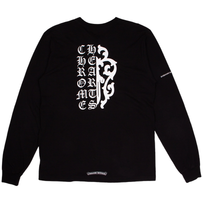 Chrome Hearts 'Script Dagger' Logo Long-sleeve (Black)