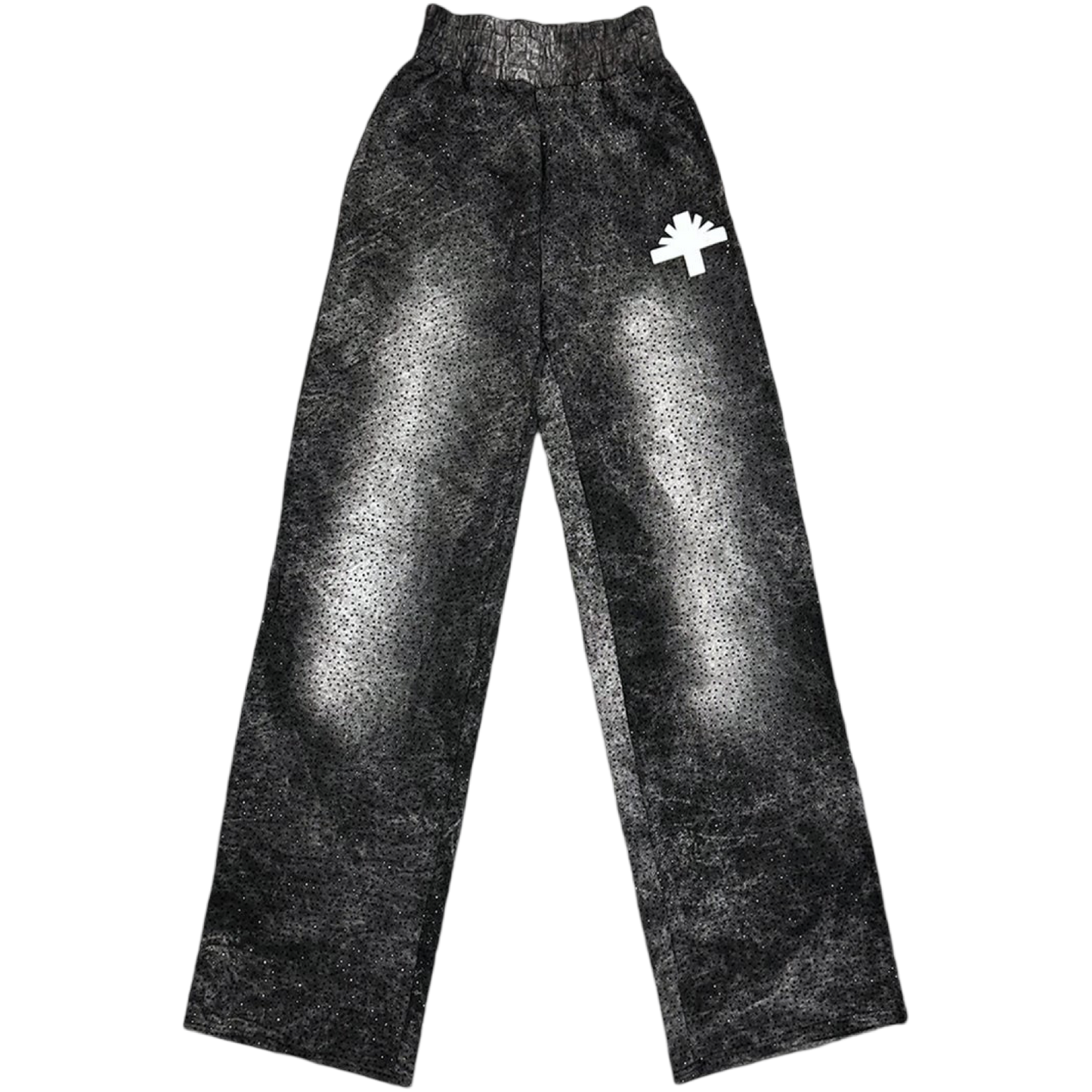 Vertabrae Relaxed Sweatpants (Washed Blacked)