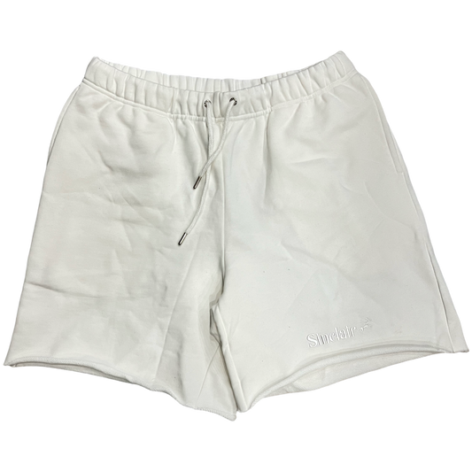 Sinclair Cut Shorts "White/White Stitch"