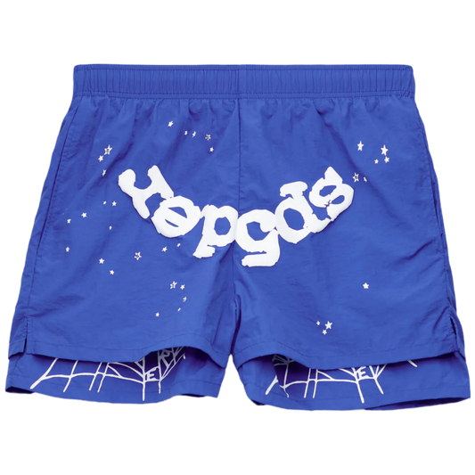 SP5DER Double Layer Shorts (Blue)