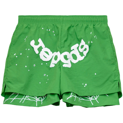 SP5DER Double Layer Shorts (Green)