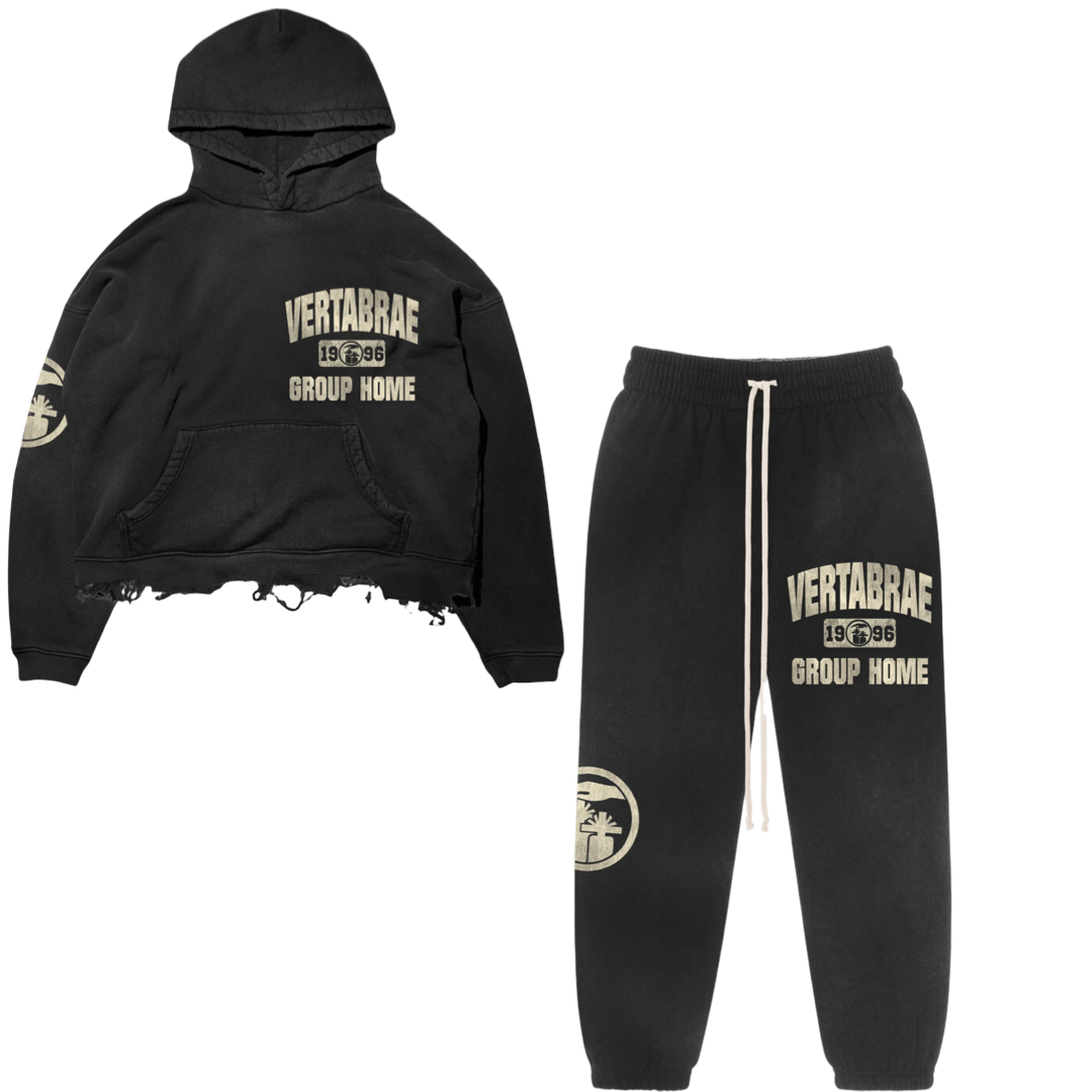 Vertabrae “Group Home” Hoodie/Sweatpants Set