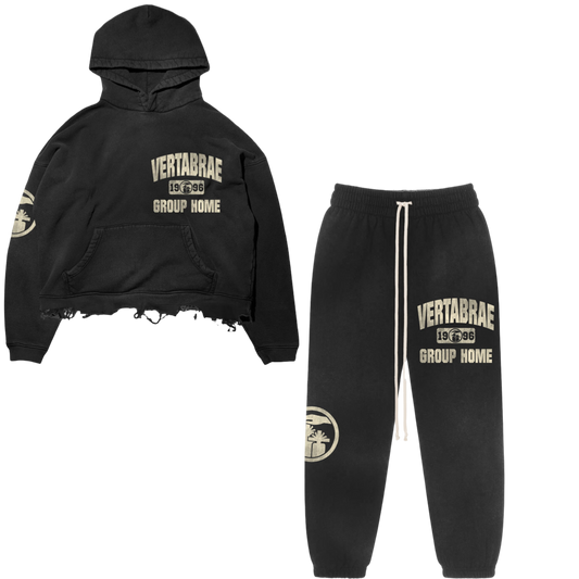 Vertabrae “Group Home” Hoodie/Sweatpants Set